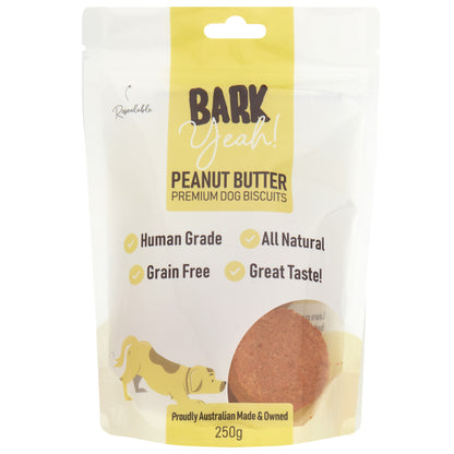 Peanut Butter Premium Dog Biscuits 250g